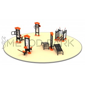 10 FT Fitness With Panels 5 pcs Set